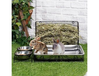 3-in-1 Konijnenvoerstation & Toilet (30% Korting!)