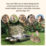 3-in-1 Konijnenvoerstation & Toilet (30% Korting!)