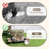 3-in-1 Konijnenvoerstation & Toilet (30% Korting!)