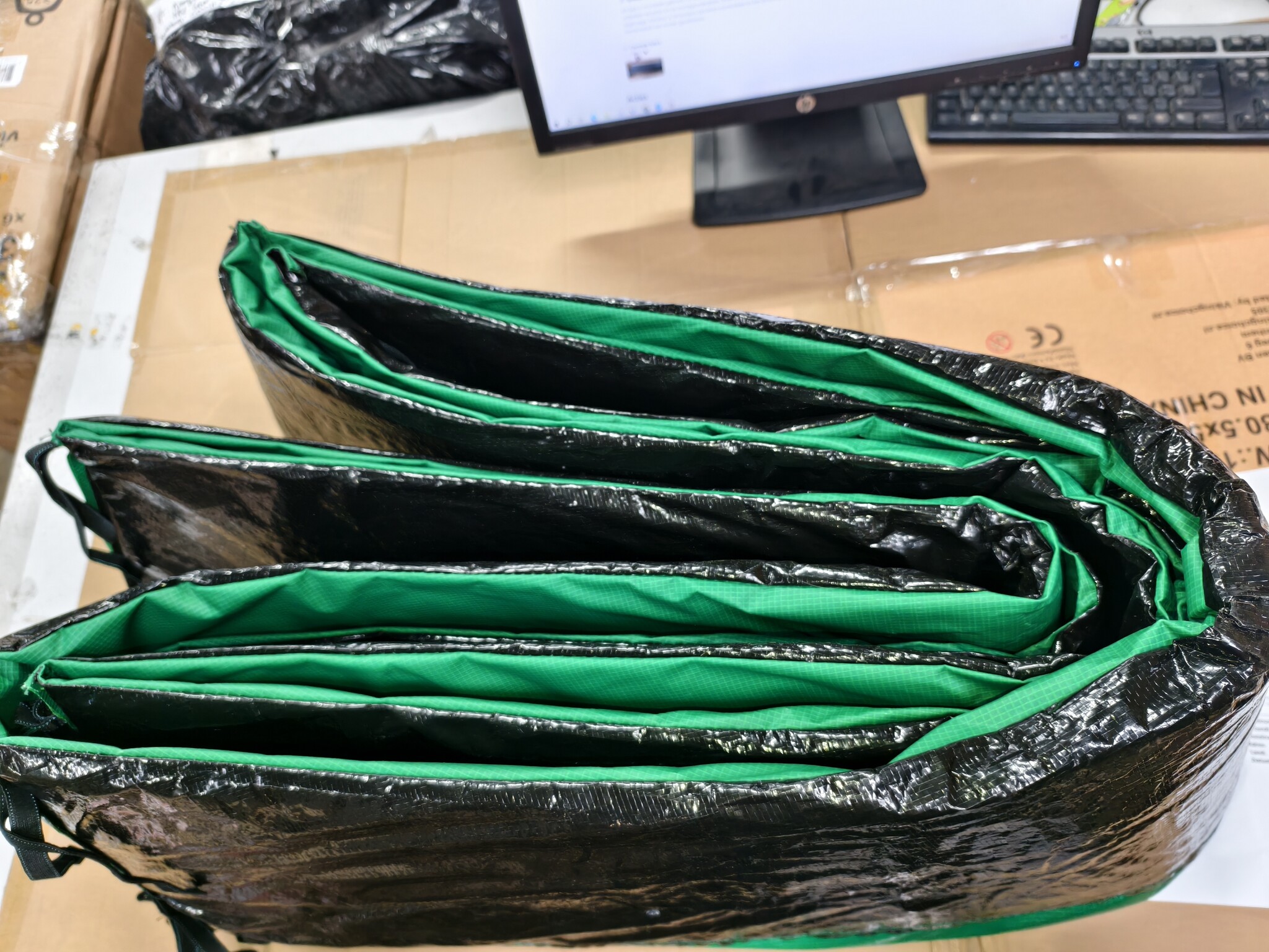 Trampoline Randafdekking Groen 305cm - Nu 60% Korting!