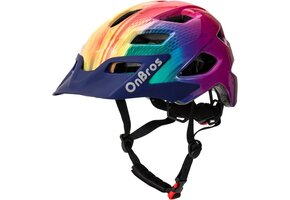 OnBros Kinderfietshelm met Vizier - 5-14 jaar, Verstelbaar (50-57cm) - 30% Korting!