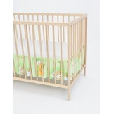 Bedbumper met hemel - 100% katoen - Giraffen & Beren - 35% korting!