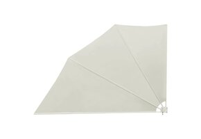 vidaXL Balkonscherm inklapbaar 160x240 cm crème - 67% Korting!