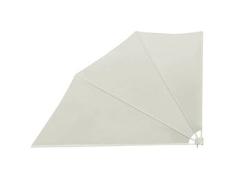 vidaXL Balkonscherm inklapbaar 160x240 cm crème - 67% Korting!