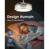 CJOY Plafondventilator met Licht (107cm) - 30% Korting!