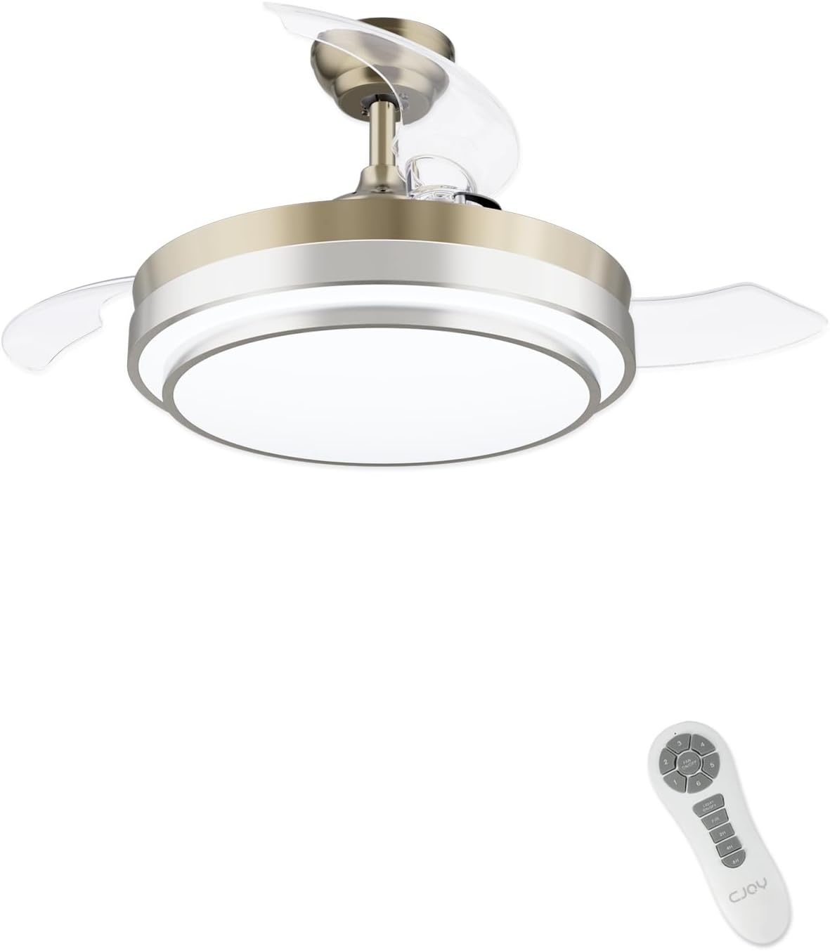 CJOY Plafondventilator met Licht (107cm) - 30% Korting!