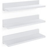 3x Zwevende Wandplank 39cm Wit - 30% Korting