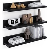 3x Zwevende Wandplank 39cm Wit - 30% Korting