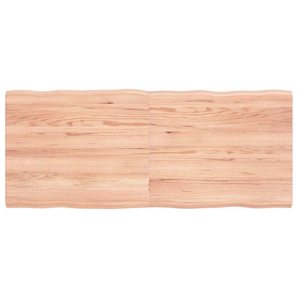 vidaXL Eikenhout Tafelblad met Natuurlijke Rand 120x50cm - 35% Korting!
