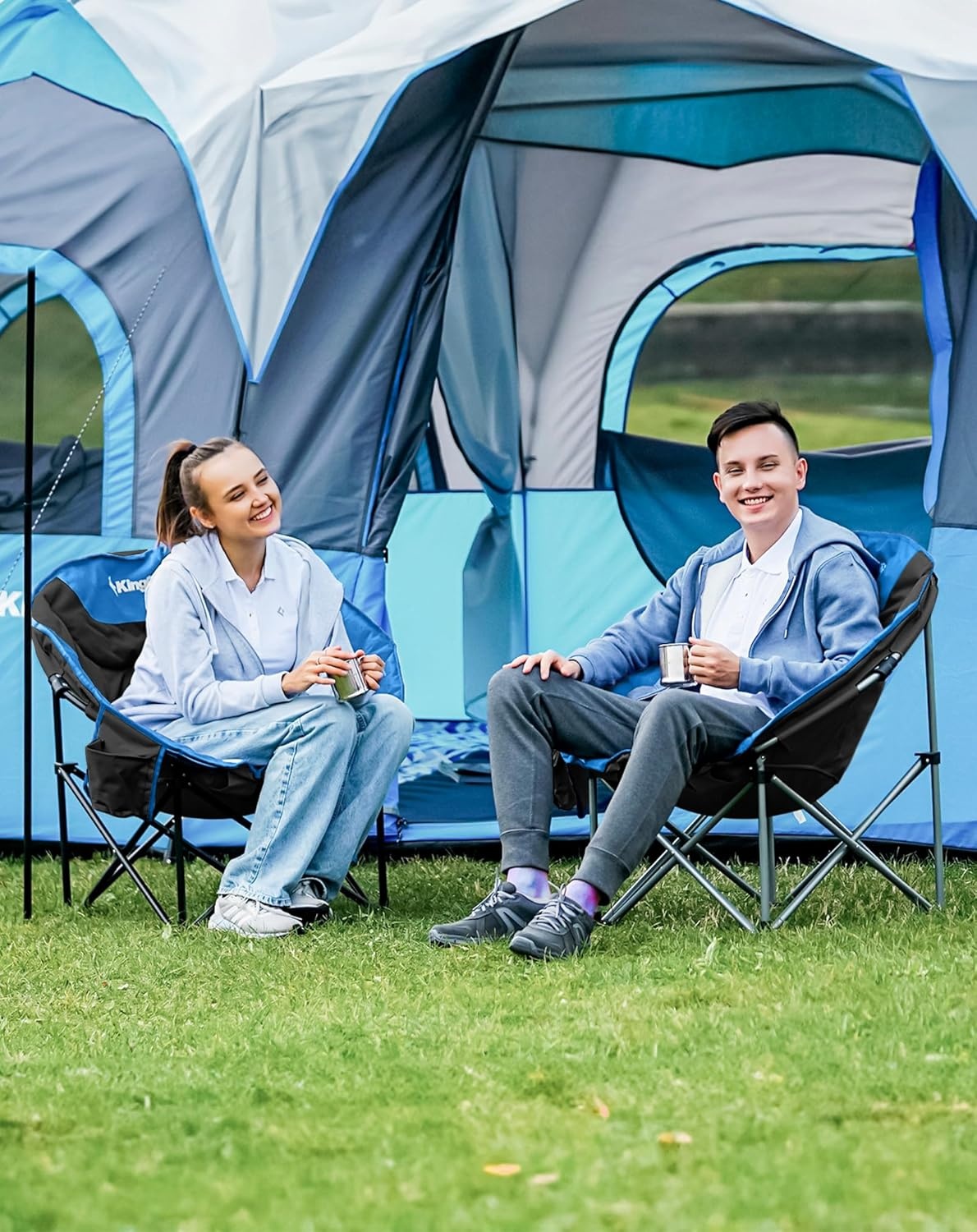 KingCamp Extra Grote Campingstoel (30% Korting) - Comfort & Draagbaar