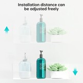 Toski Wandrek Wit 40cm - 30% Korting | Zelfklevend