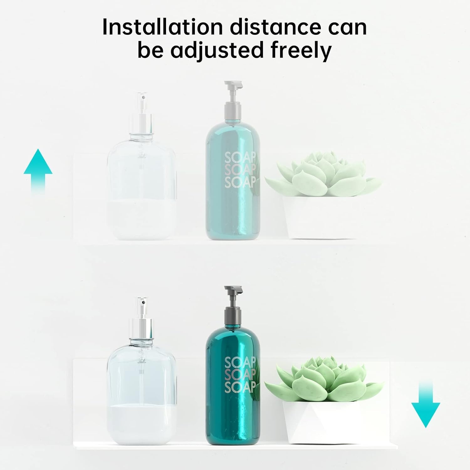 Toski Wandrek Wit 40cm - 30% Korting | Zelfklevend