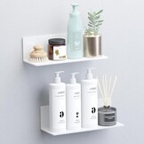 Toski Wandrek Wit 40cm - 30% Korting | Zelfklevend