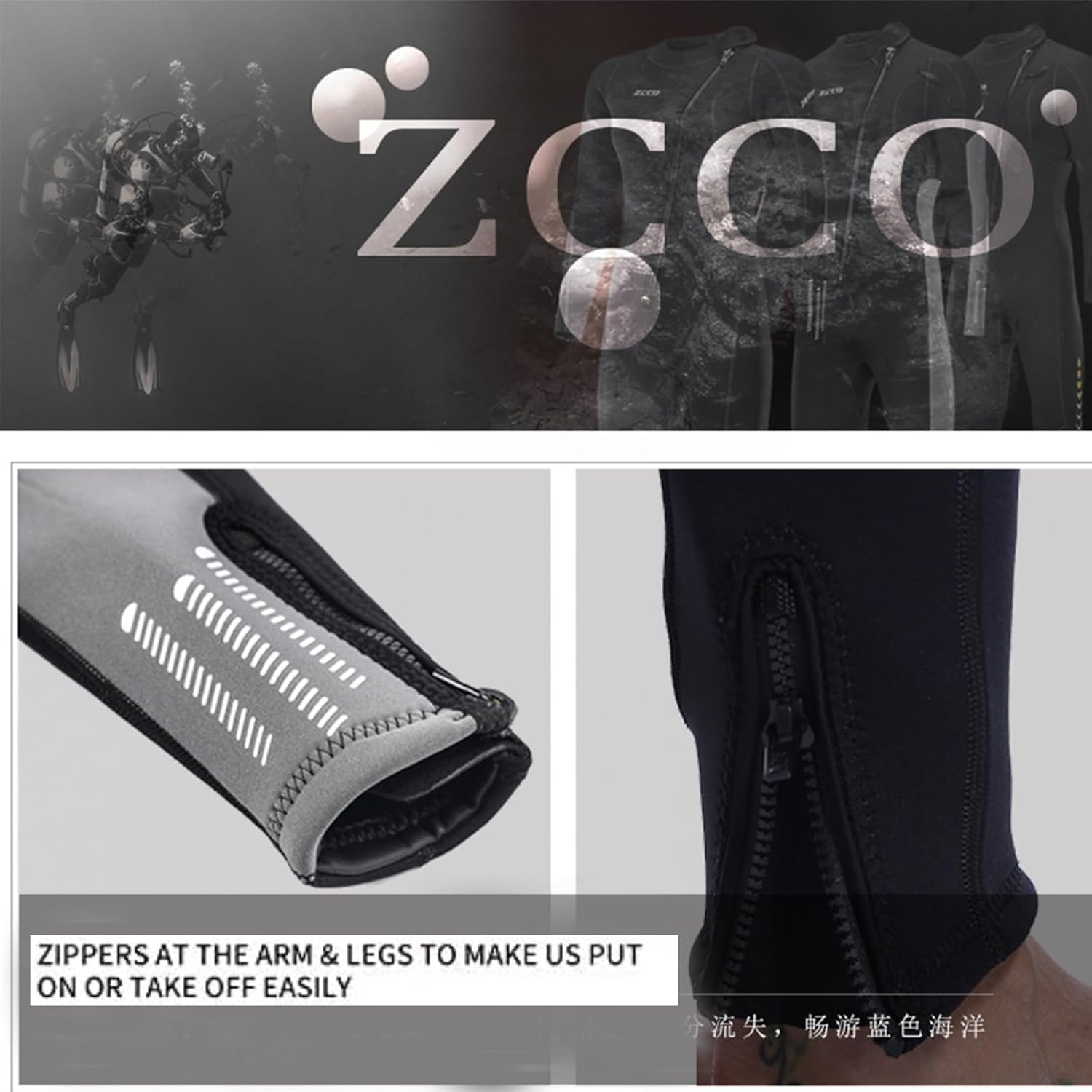 Wetsuit Heren & Dames 3mm Neopreen - 30% Korting!