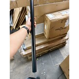 Balkonparasol - halve parasol - met zwengel - 240 cm - beige