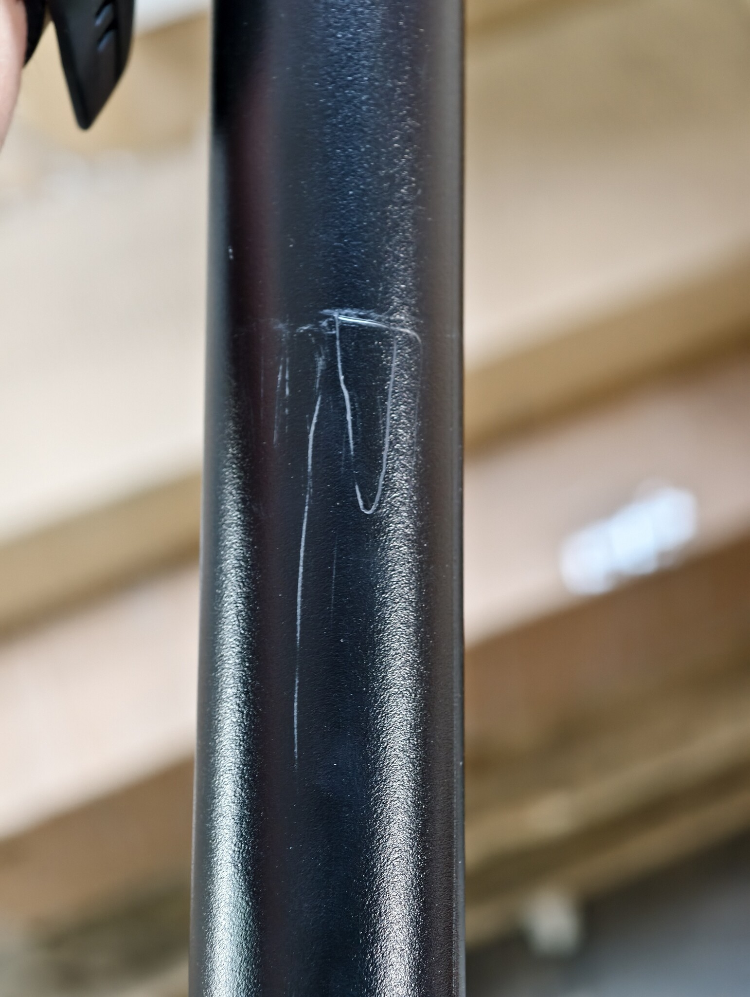 Balkonparasol - halve parasol - met zwengel - 240 cm - beige