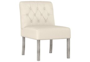 vidaXL Eetkamerstoel Linnen - 73% Korting