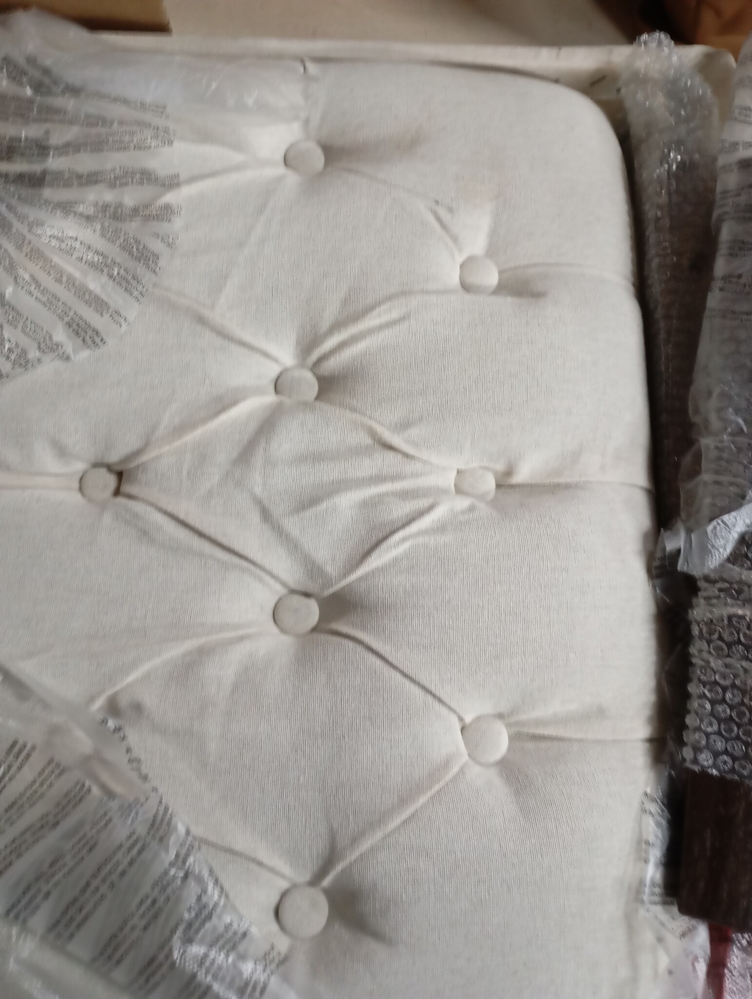 vidaXL Eetkamerstoel Linnen - 73% Korting