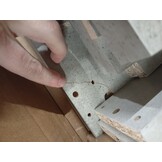 vidaXL Dressoir 60x39x80 cm bewerkt hout betongrijs