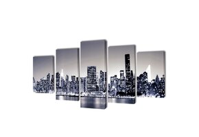 New York Skyline Canvas - 76% Korting!