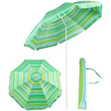Parasol 180 cm - strandparasol met tas - groen