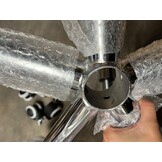 Kinder bureaustoel PRINT - in hoogte verstelbaar - wit roze