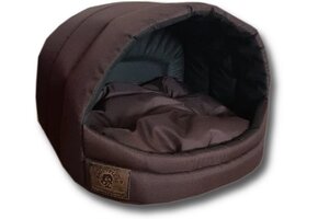 50% Korting! Hondenmand voor kleine hond (bruin, 45x49x36cm)