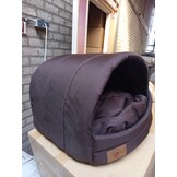 50% Korting! Hondenmand voor kleine hond (bruin, 45x49x36cm)