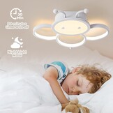 Plafondlamp LED kinderlamp Kinderkamerlamp Plafondlamp Kinderplafondlamp dimmen met afstandsbediening Met nachtlichtfunctie Moderne Bijen Slaapkamer plafondlamp 40CM