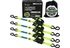 StarLeaparts 4x Intrekbare Spanbanden met S-haken - 30% Korting!