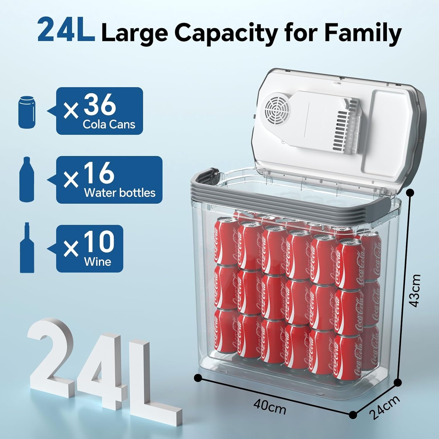 Koelbox van 24 liter