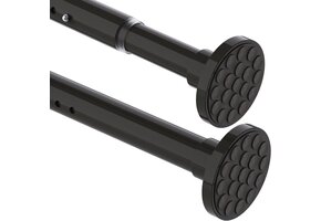 Telescopische Gordijnroede Extra Lang (3m) Zwart - 30% Korting!