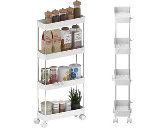 Keukenwagen met 4 niveaus & 11 haken - 30% korting!