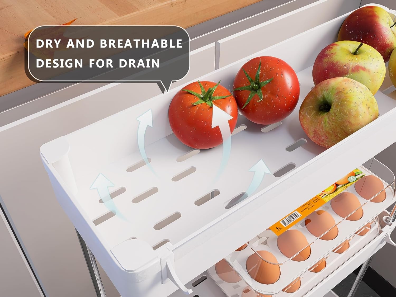 Keukenwagen met 4 niveaus & 11 haken - 30% korting!