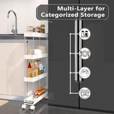 Keukenwagen met 4 niveaus & 11 haken - 30% korting!