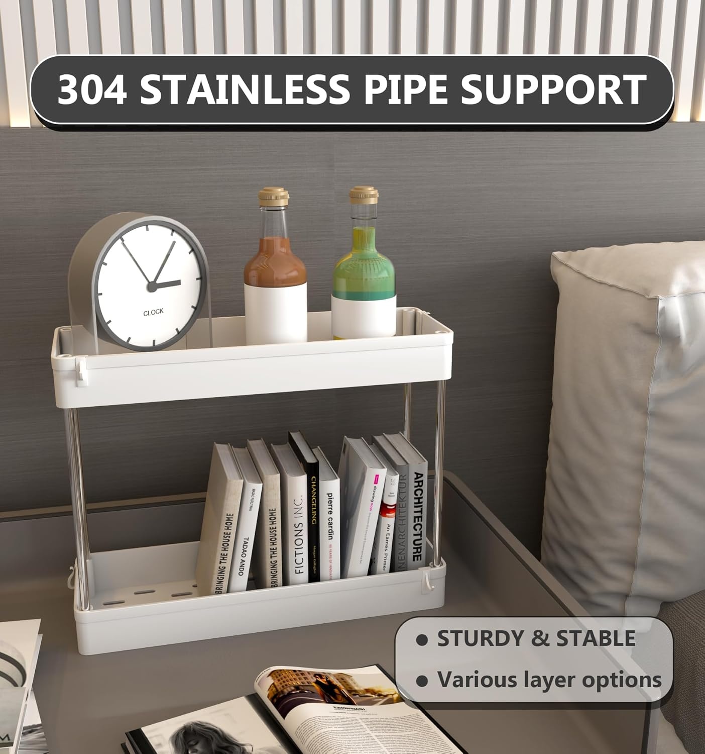 Keukenwagen met 4 niveaus & 11 haken - 30% korting!