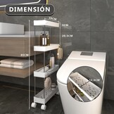 Keukenwagen met 4 niveaus & 11 haken - 30% korting!