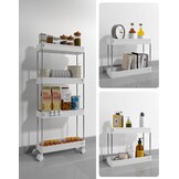 Keukenwagen met 4 niveaus & 11 haken - 30% korting!