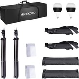 GEEKOTO Softbox Set Fotostudio 50x70cm | 35% Korting