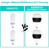 GEEKOTO Softbox Set Fotostudio 50x70cm | 35% Korting