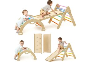 Mosebears Montessori Klimrek + Glijbaan - 30% Korting!