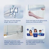 HNNHOME Douche-afdichting Rubber-Kunststof 30% Korting