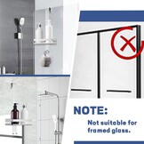 Doucheplank RVS Zonder Boren - 30% Korting