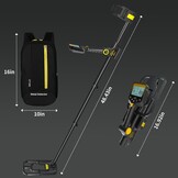 Metal Detector for Adults, High Accuracy, 4 Modes, Adjustable, Waterproof Coil