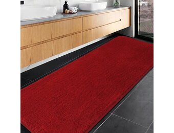 Extra Grote Rode Badmat (60x180 cm) - 30% Korting