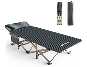 Campingbed Opvouwbaar - Extra Breed & Robuust (tot 200 kg) - 30% Korting!