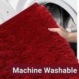 Extra Grote Rode Badmat (60x180 cm) - 30% Korting