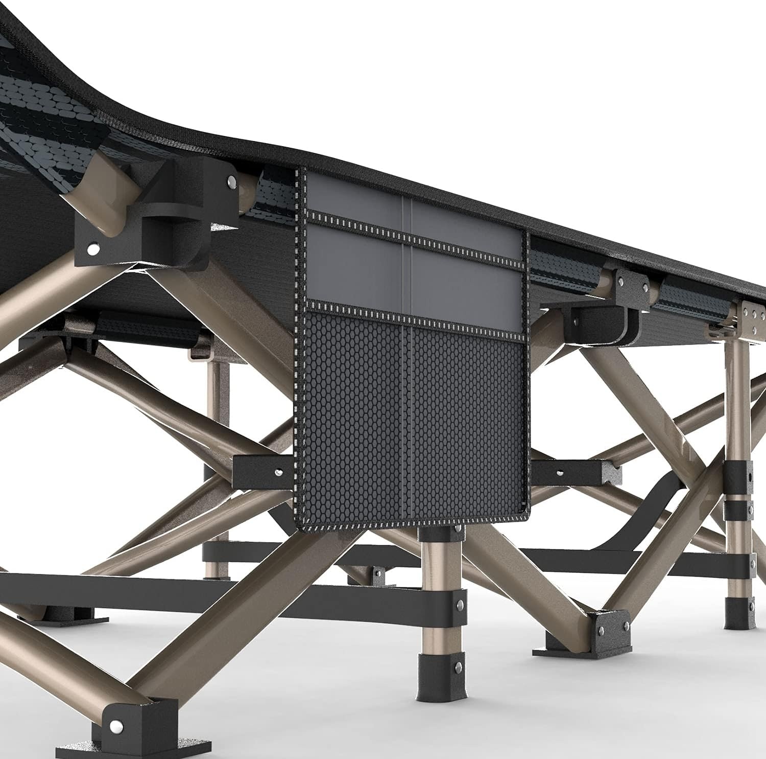 Campingbed Opvouwbaar - Extra Breed & Robuust (tot 200 kg) - 30% Korting!