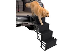 CALIYO Hondentrap Inklapbaar: Veilig & Comfortabel voor Honden (35% Korting)