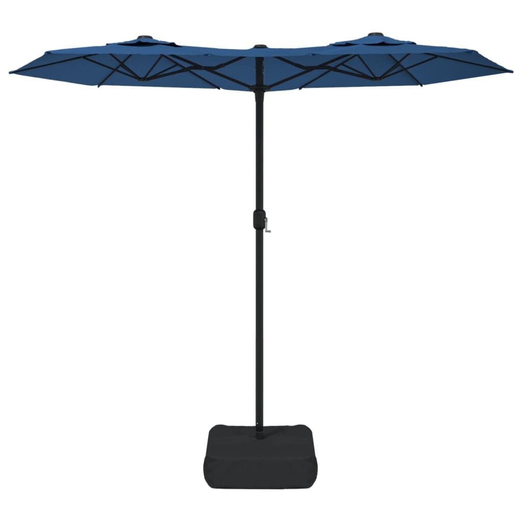 vidaXL Dubbele Parasol Azuurblauw 316cm - 65% Korting!